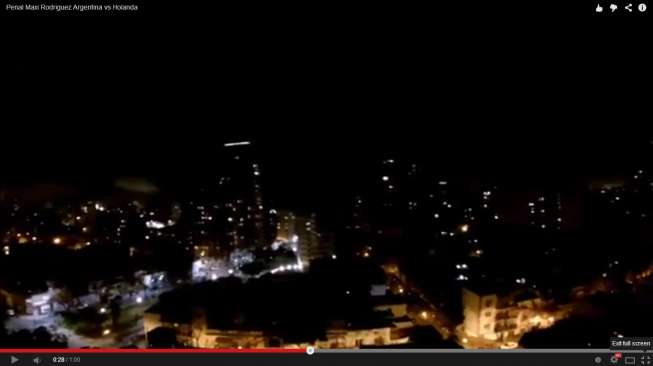 Video: Buenos Aires 'Meledak' Saat Argentina Lolos ke Final Samba 2014