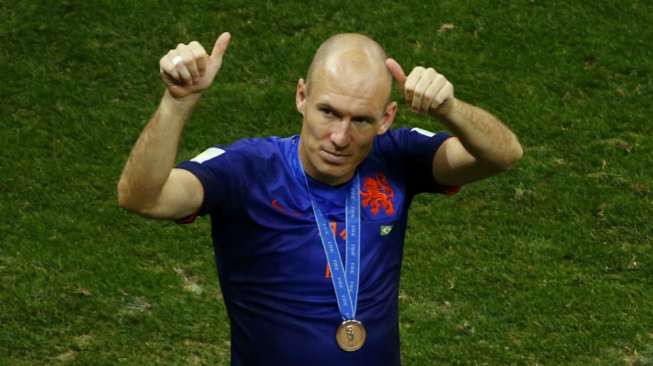 Robben Pemain Terbaik di Laga Brasil Vs Belanda 