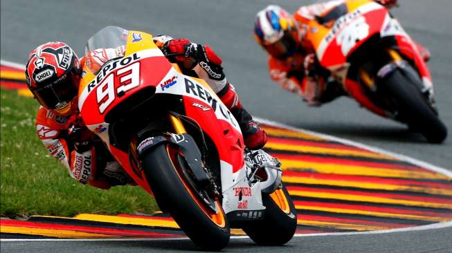 Marc Marquez Raih Kemenangan ke-9 di GP Jerman