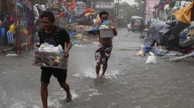 Amukan Topan Rammasun Tewaskan 10 Orang di Filipina