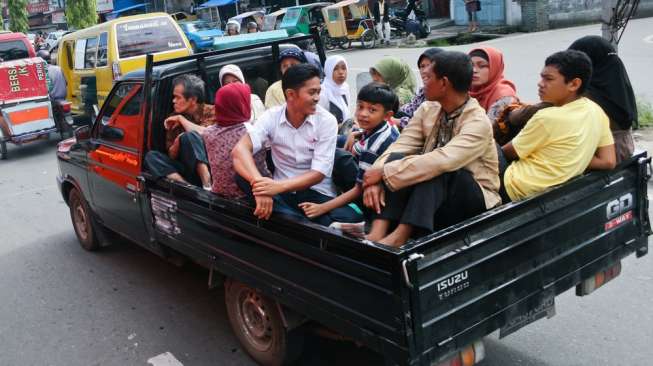 Polisi Larang Pemudik Gunakan Bak Terbuka 