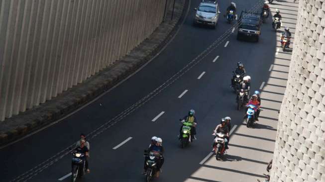 Sepeda Motor Mulai Padati Jalan Protokol Cilegon