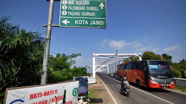 Arus Balik Jalur Lintas Sumatera Via Jambi Mulai Padat