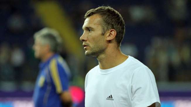 Mantan penggawa Ukraina, Chelsea, dan AC Milan Andriy Shevchenko [Shuttestock].