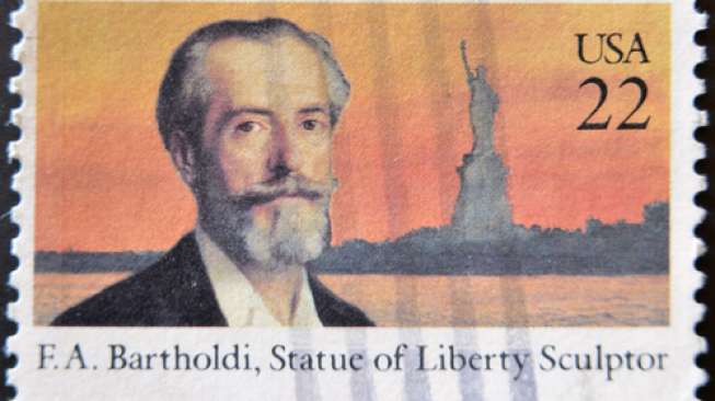 Frederic Bartholdi, Terinspirasi Wajah Ibu Untuk Rancang Patung Liberty 