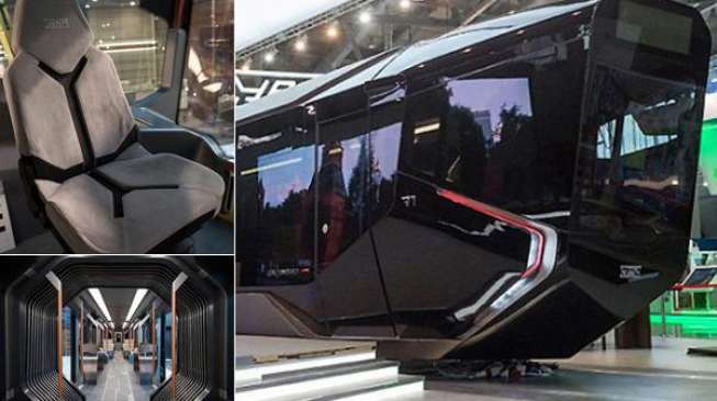 Kereta Futuristik Ini Dijadikan Transportasi Publik di Rusia