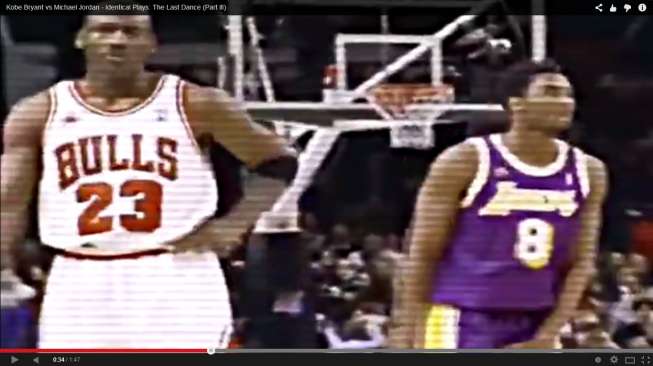 Video: Wow, Permainan Kobe Bryant dan Michael Jordan Ternyata Mirip 