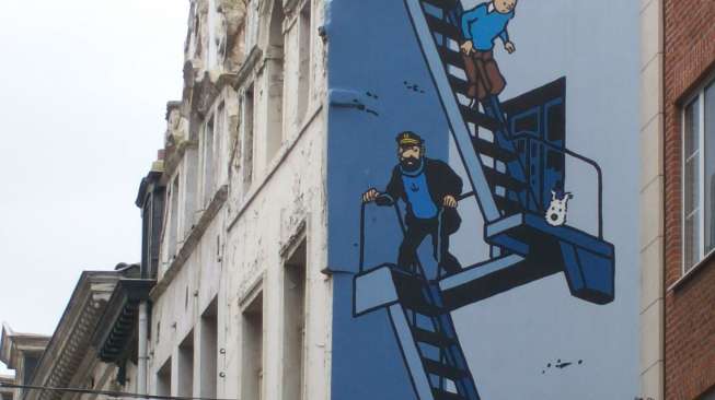 Menyusuri Brussel, Kota Tintin