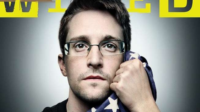 Jadi Sampul Majalah, Edward Snowden Peluk Bendera Amerika Serikat