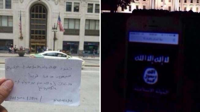 Foto Bendera ISIS di Depan Gedung Putih Beredar di Internet