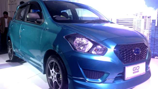 Mobil Datsun Go Panca yang baru diluncurkan di Jakarta, Rabu (20/8/2014). [Suara.com/Deny Yuliansari]