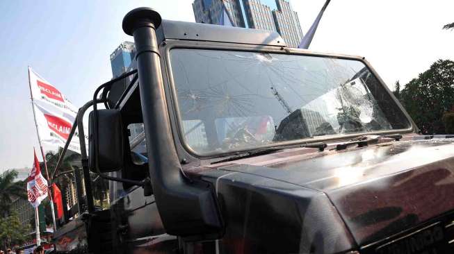 Polisi Cari Pemilik Mobil Unimog yang Dipakai Pendukung Prabowo 