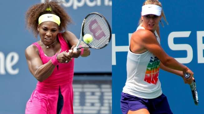 Serena Unggulan Teratas US Open, Sharapova Unggulan ke-5