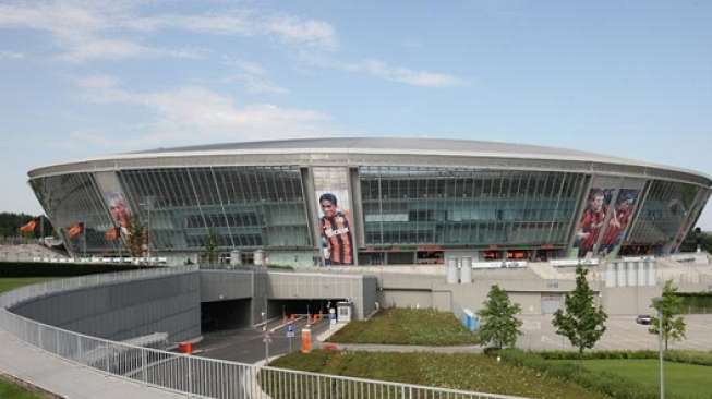 Dua Ledakan Rusak Stadion Kandang Shakhtar Donestk