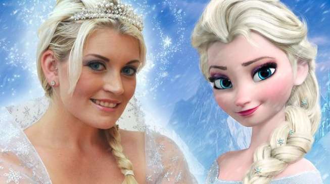 Mirip Putri Elsa di "Frozen", Perempuan Ini Kebanjiran "Job"