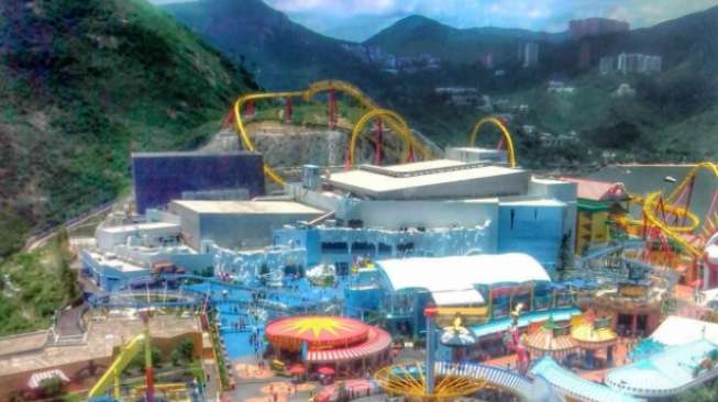 Mau Hilangkan Stres, Jet Coaster Ocean Park Hongkong Obatnya