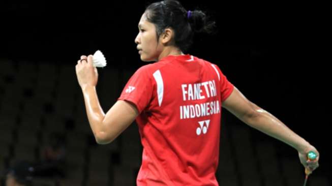 Pebulutangkis tunggal putri Indonesia, Lindaweni Fanetri. [BadmintonIndonesia.org]