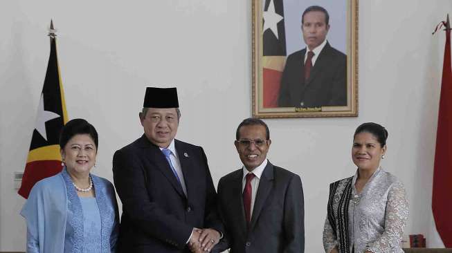 Kunjungan resmi kenegaraan Presiden SBY ke Dili, Timor Leste, Selasa (26/8). [Rumgapres/Abror]