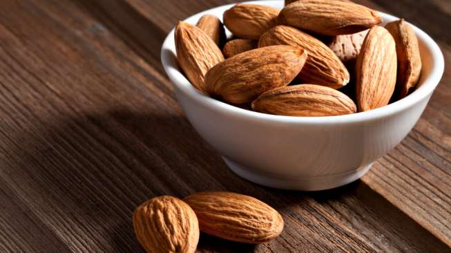 Kacang almond. (shutterstock)