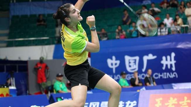 Libas Tunggal Putri Cina, Carolina Marin Juara Bulutangkis Dunia