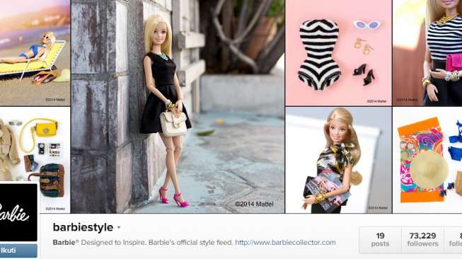 Boneka Barbie Pun Merasa Perlu Punya Instagram