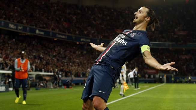 Cukur St Etienne 5-0, Ibrahimovic Cetak "Hat-trick" 