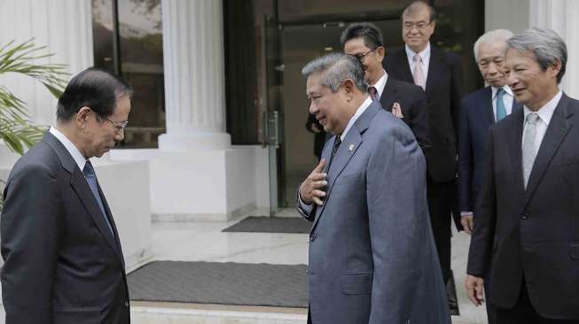 Foto: SBY Terima Kunjungan Yasuo Fukuda