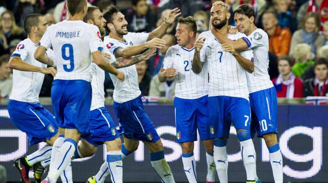 Gol Zaza Bawa Italia Kalahkan Norwegia 2-0