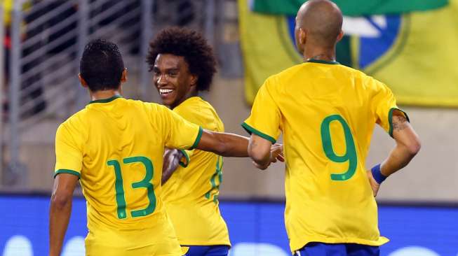 Gol Tunggal Willian Bawa Brasil Tekuk Ekuador 