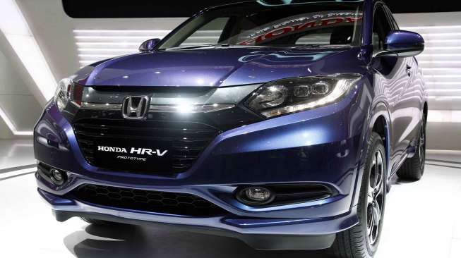 Honda HR-V, mobil SUV Honda paling anyar di IIMS 2014 (suara.com/Kurniawan Mas'ud).