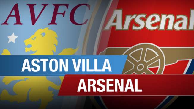 Preview: Menunggu "Ledakan" Arsenal di Villa Park 