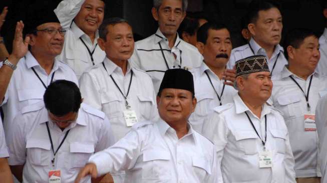 Jelang Pemilihan Pimpinan MPR, Prabowo Datangi Fraksi Gerindra