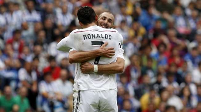 Ronaldo: Benzema Striker Terbaik di Liga Spanyol