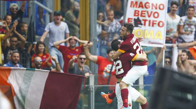  Koyak Cagliari, Roma Jaga Tren Kemenangan