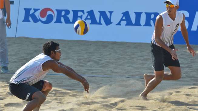 Indonesia Libas Thailand di Voli Pantai AG 2014