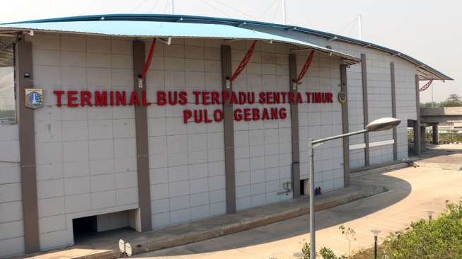 Terminal Pulogebang Jakarta Timur, diklaim Pemprov DKI sebagai terminal termegah di Asia Tenggara. [suara.com/Rengga Satria]