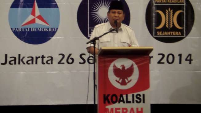 Usai 'Voting', Prabowo Mengaku Diserang Media Asing