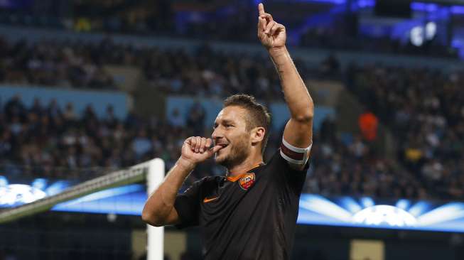 Totti: Kami Mungkin Saja Memenangkan Pertandingan