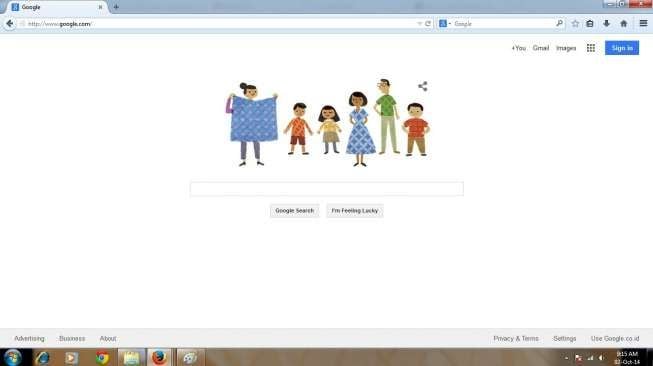 Google "Doodle" Peringati Hari Batik Nasional