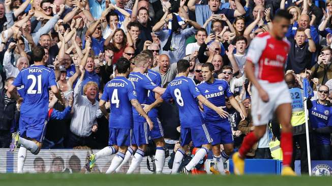 Babak I: Chelsea 1, Arsenal 0