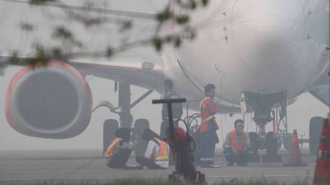 Kabut Asap Sebabkan Penurunan Jumlah Penerbangan