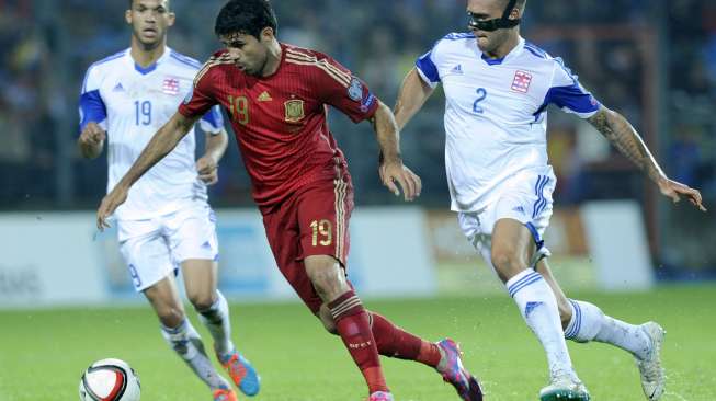 Cetak Gol Pertama, Costa Akhiri Dahaga Gol di Timnas Spanyol