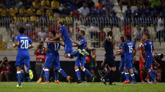 Babak I: Malta 0, Italia 1