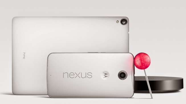 Google Luncurkan Trio Nexus Berbasis Lollipop