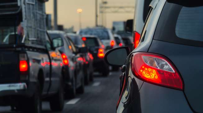 Ilustrasi kemacetan lalu lintas. (Sumber: Shutterstock)