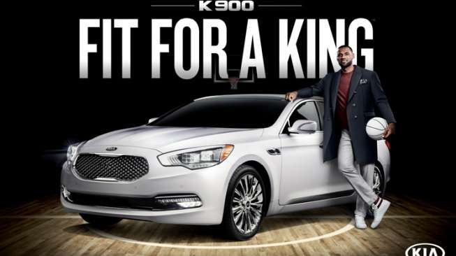 LeBron James Ditunjuk Jadi Duta Mobil Premium Pertama Kia