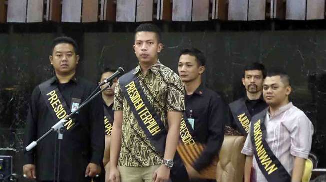 MPR menggelar geladi kotor untuk proses pelantikan presiden dan wakil presiden terpilih pada 20 Oktober mendatang, di Gedung Gedung DPR/MPR, Jakarta, Jumat (17/10). [suara.com/Bagus Santosa]