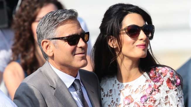 Clooney-Amal Masuk Daftar Pasangan Paling Tajir di Inggris