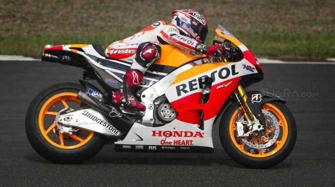 Marc Marquez di Sirkuit Sentul