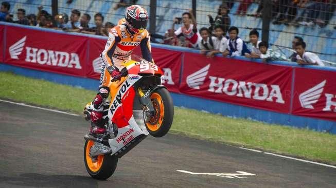 Marc Marquez di Sirkuit Sentul